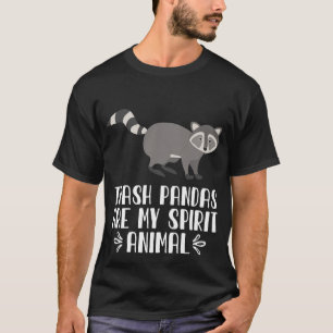 T-shirt Pandas Trash sont mon esprit animal