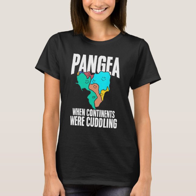 T-shirt Pangea quand les continents se mêlaient d'histoire (Devant)