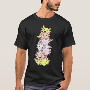 T-shirt Pangender Fluid Pride Lgbtq Axolotl