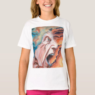 T-shirt Panic Waves peinture à l'huile