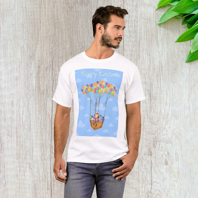 T-shirt Panier à ballons de Pâques avec des oeufs colorés (Créateur téléchargé)