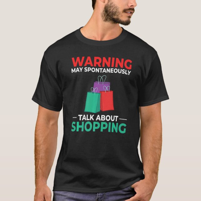 T-shirt Panier Citations Shopper Blagues 7 (Devant)