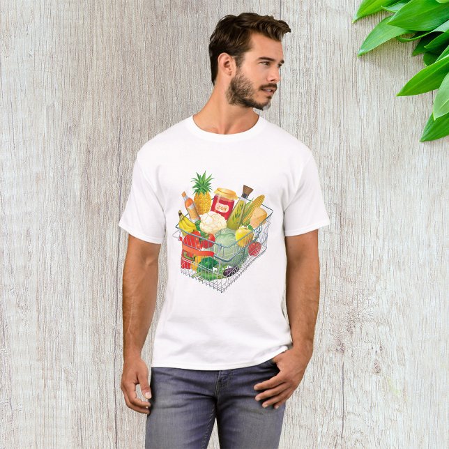 T-shirt Panier d'achat supermarché (Créateur téléchargé)