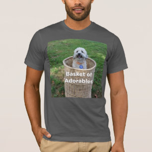 T-shirt Panier d'Adorables : Chiens adorables pour Hillary