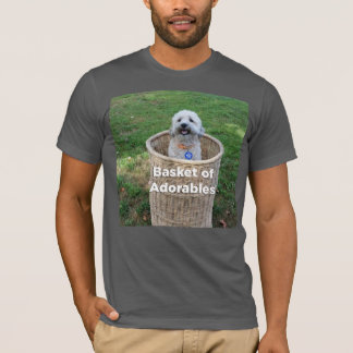 T-shirt Panier d'Adorables : Chiens adorables pour Hillary