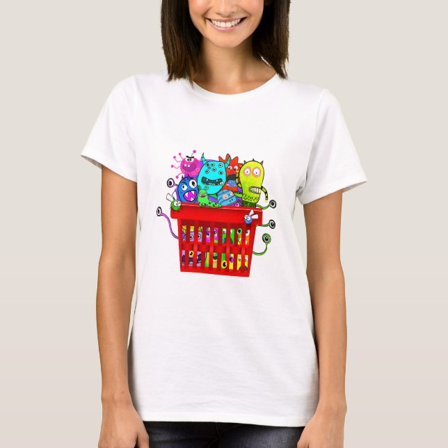 T-shirt Panier de Deplorables, déplorable adorable (Devant)