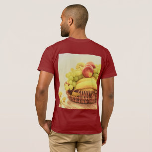 T-shirt "Panier de fruits" jolie photo. Commandez dès main