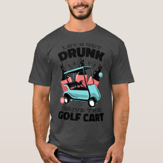 T-shirt Panier de golf Conduite ivre