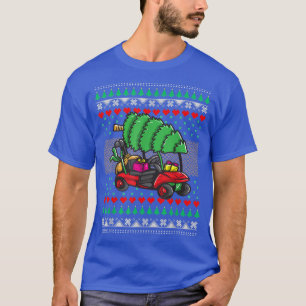 T-shirt Panier de golf Vilain pull de NoëlGolf Gif de Noël
