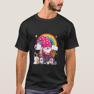 T-shirt Panier Exotique Des Oeufs De Pâques Gnome Bunny Su