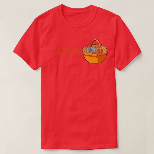 T-shirt Panier Tricot tricot En Laine (Design devant)