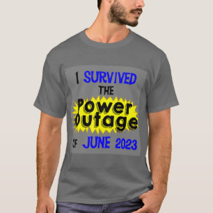 T-shirt Panne d'alimentation