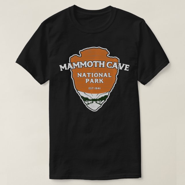 T-shirt Panneau Arrowhead Style Parc national de Mammoth C (Design devant)