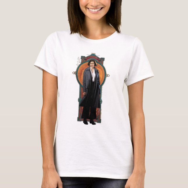 T-shirt Panneau Art déco PORTENTINA GOLDSTEIN™ (Devant)