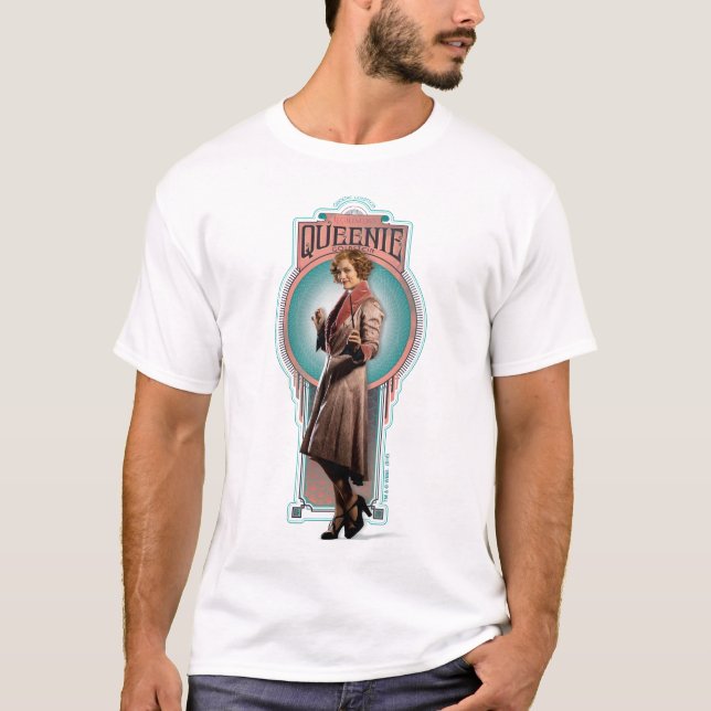 T-shirt Panneau Art déco QUEENIE GOLDSTEIN™ (Devant)