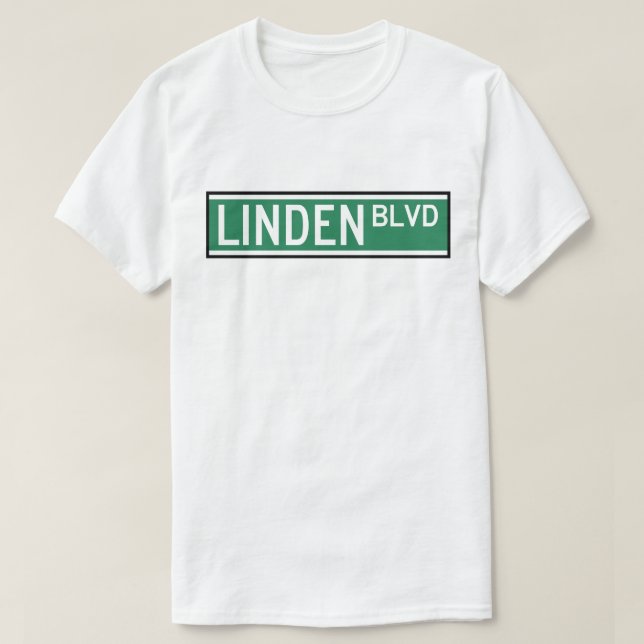 T-shirt Panneau Boulevard Linden (Design devant)