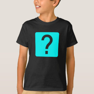 T-shirt Panneau Carré de la marque de question