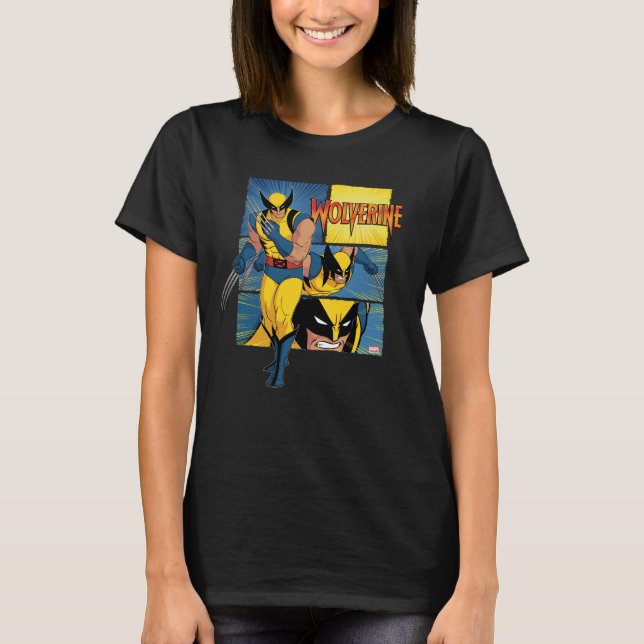 T-shirt Panneau de caractères Wolverine (Devant)