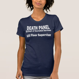 T-shirt Panneau de la mort - surveillant de plancher de