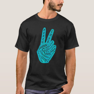 T-shirt Panneau de paix Faire la paix et non la guerre