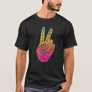 T-shirt Panneau de paix Faire la paix et non la guerre 4