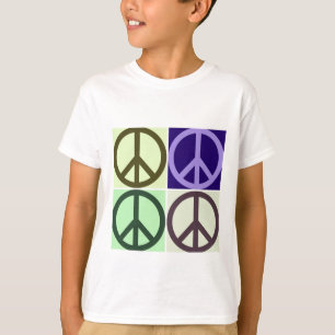 T-shirt Panneau de Paix Pop Art