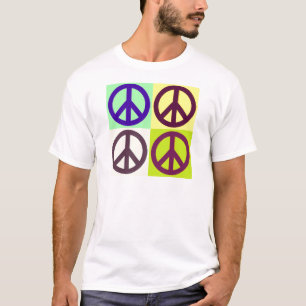 T-shirt Panneau de Paix Pop Art