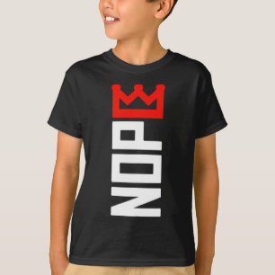 T-shirt Panneau de protestation No Kings Vertical