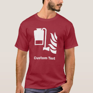 T-shirt Panneau de sécurité de l'unité applicatrice de mou