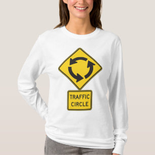 T-shirt Panneau de signalisation de carrefour giratoire ja