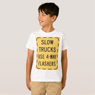 T-shirt Panneau de signalisation pour camions lents