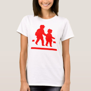 T-shirt Panneau de signalisation scolaire >> Japonais