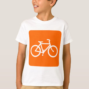 T-shirt Panneau de vélo - Blanc