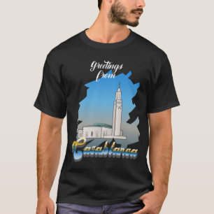 T-shirt Panneau de voeux de Casablanca