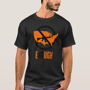 T-shirt Panneau d'interdiction des armes d'assaut Carte de