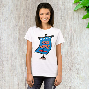 T-shirt Panneau directionnel de vote