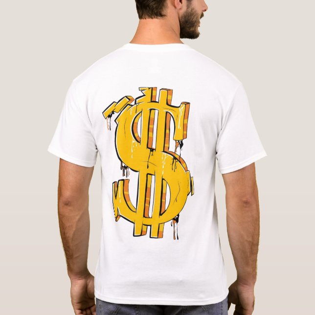 T-shirt Panneau dollar (Dos)