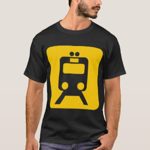 T-shirt Panneau du train -