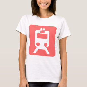 T-shirt Panneau du train -
