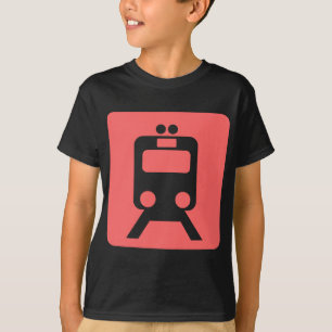 T-shirt Panneau du train -