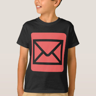 T-shirt Panneau Enveloppe - rose tropicale