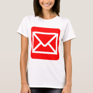 T-shirt Panneau Enveloppe - Rouge