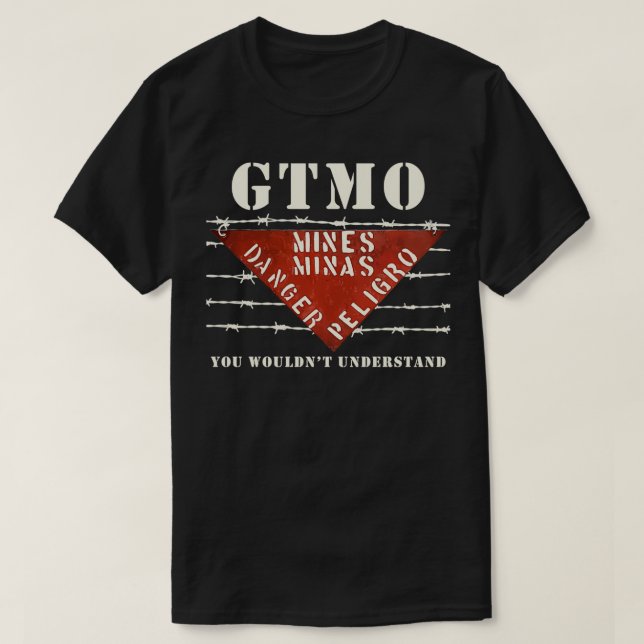 T-shirt Panneau Guantanamo Bay Cu (Design devant)