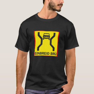 T-shirt Panneau Islande One Lane Bridge - Drôle