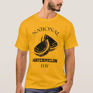 T-shirt Panneau Journee Nationale du Pastèque