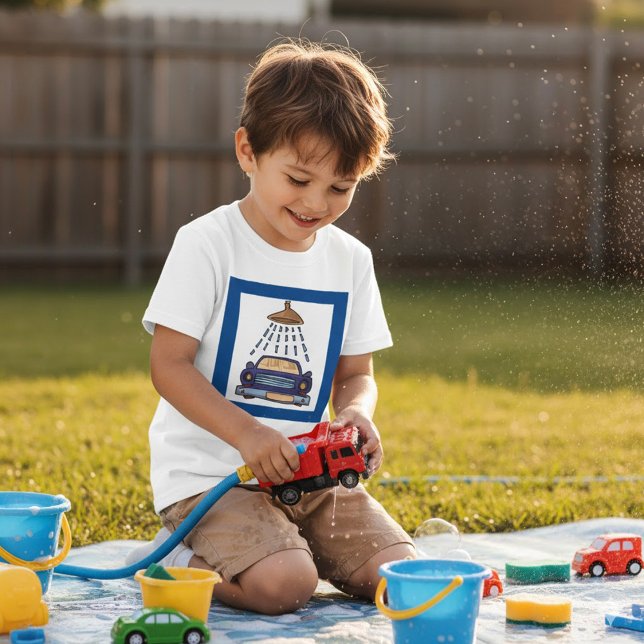 T-shirt Panneau Lavage de voiture (Créateur téléchargé)