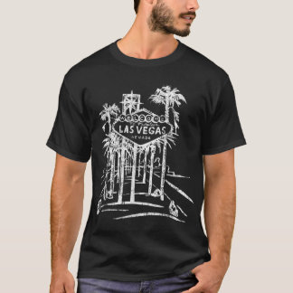 T-shirt Panneau rétro Las Vegas Strip Fameux Nevada Souven