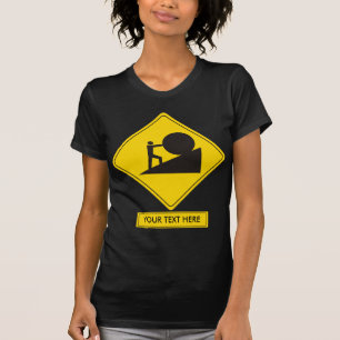 T-shirt Panneau routier de Sisyphus