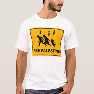 T-shirt Panneau routier Palestine