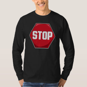 T-shirt Panneau routier Stop
